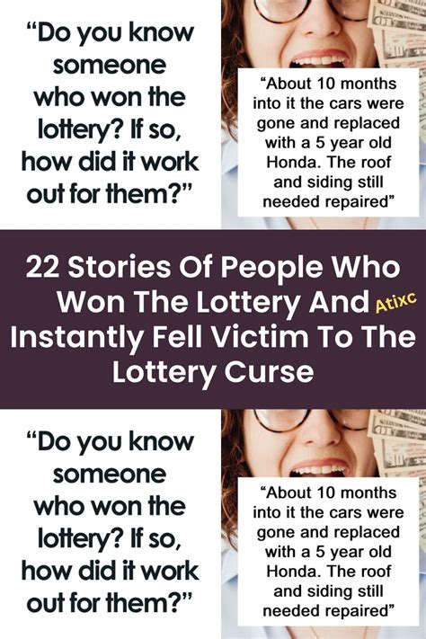 lottery horror stories|22 Stories Of People Who Won The Lottery And Instantly Fell .